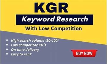 Latest kGR Method to find Low competition Keywords|2023